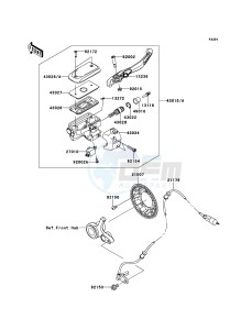 VN1700_CLASSIC_TOURER_ABS VN1700DBF GB XX (EU ME A(FRICA) drawing Front Master Cylinder