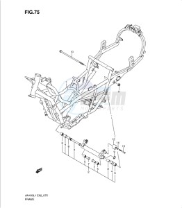 AN400Z drawing FRAME (AN400ZAL1 E2)