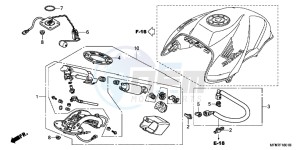 CB1000RAB drawing FUEL PUMP