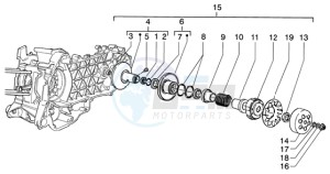 Beverly 200 drawing Driven pulley