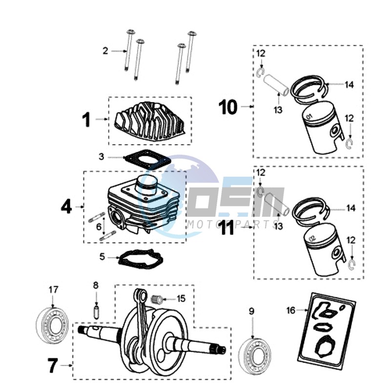 RMO CRANKSHAFT IAE