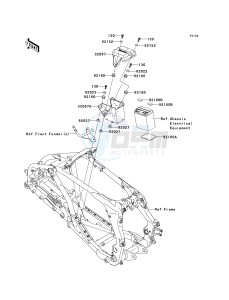 KSF 450 B [KFX450R MONSTER ENERGY] (B8F-B9FB) B9FB drawing BATTERY CASE