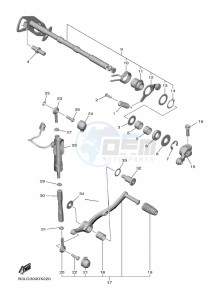 YZF1000 YZF-R1 (B3LS) drawing SHIFT SHAFT