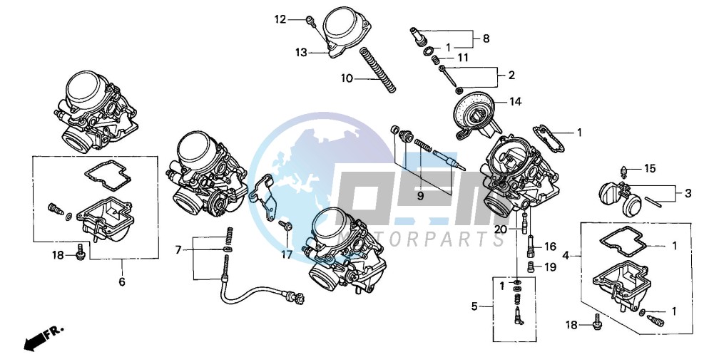 CARBURETOR (COMPONENT PARTS)