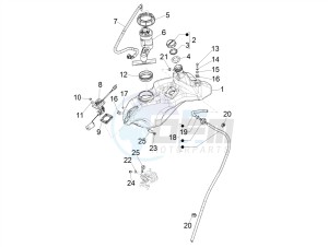 PRIMAVERA 50 4T-3VS E4 (EMEA) drawing Fuel tank