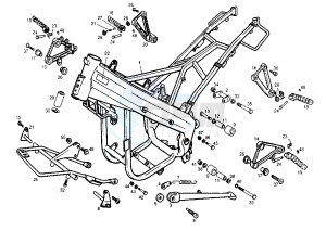 GPR REPLICA - 50 cc drawing FRAME