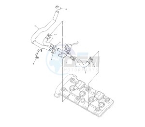 YZF R1 1000 drawing AIR INDUCTION SYSTEM