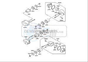 ZRX 1200 (EU) drawing TURN SIGNAL LAMP