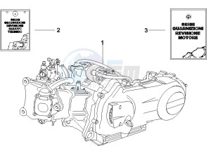 GTV 125 4T (Euro 3) UK drawing Engine assembly