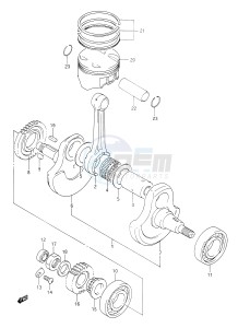 DR350 (E28) drawing CRANKSHAFT