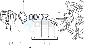 Runner 50 drawing Cylinder-piston-wrist pin assy