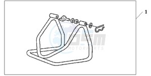 CB600F9 France - (F / CMF) drawing MAINTENANCE STAND