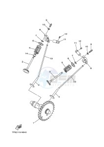 EF4000FW 358 (7P42 7P43) drawing CAMSHAFT & VALVE