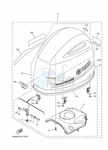 FL150FETX drawing FAIRING-UPPER