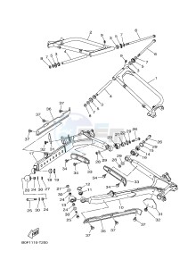 YXZ1000R SS YXZ10YESJ YXZ1000R SS (B0F6) drawing REAR ARM