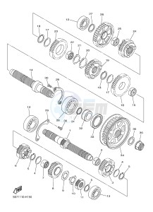 XVS950CU XV950 (2DE2) drawing TRANSMISSION