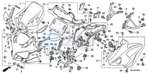 CBF1000TA UK - (E / ABS MKH) drawing COWL