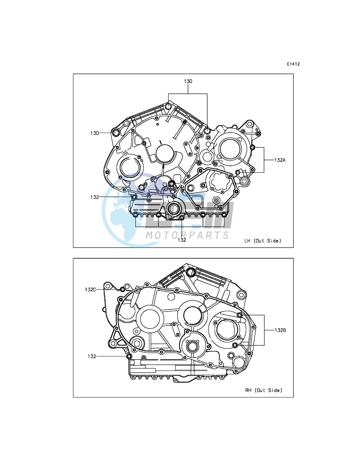 Crankcase Bolt Pattern