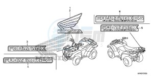 TRX420TED TRX420 Europe Direct - (ED) drawing MARK (2WD)