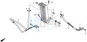 RVF750R drawing OIL COOLER