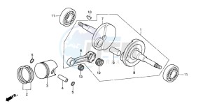 PK50M drawing CRANKSHAFT/PISTON