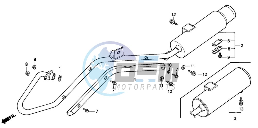 EXHAUST MUFFLER