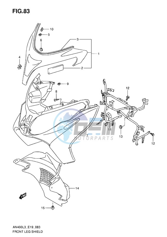 FRONT LEG SHIELD