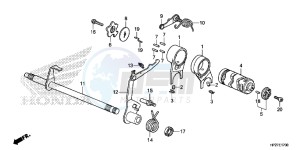 TRX90XH Europe Direct - (ED) drawing GEARSHIFT DRUM