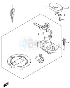 GSX-S1000F drawing LOCK SET