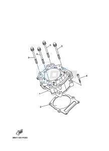 YFM700FWB KODIAK 700 (B6KN) drawing CYLINDER