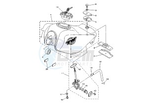 TW 125 drawing FUEL TANK