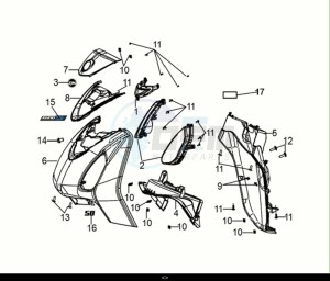 SYMPHONY 50 (XF05W1-IT) (E5) (M1) drawing FRONT COVER