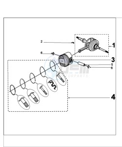 KISBEE SLN drawing CRANKSHAFT AND PISTON