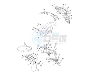 YP R X-MAX 125 drawing FENDER