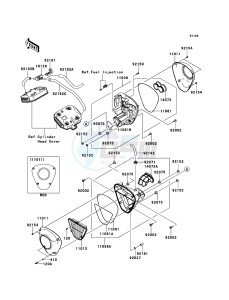 VN1700_CLASSIC_ABS VN1700FDF GB XX (EU ME A(FRICA) drawing Air Cleaner