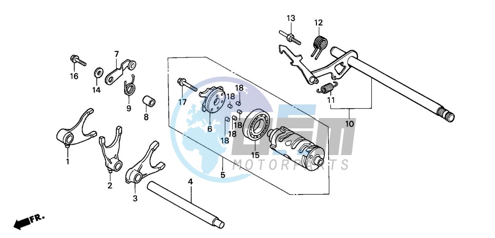 GEARSHAFT DRUM