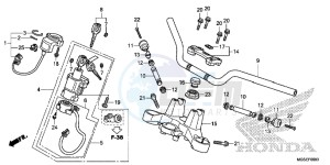 NC700SDC drawing HANDLE PIPE/ TOP BRIDGE