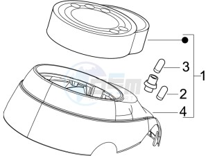 LXV 125 4T E3 drawing Meter combination - Cruscotto