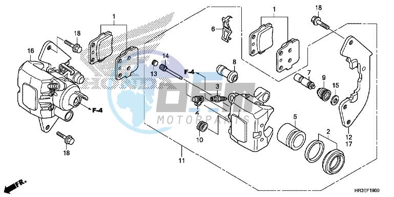 FRONT BRAKE CALIPER