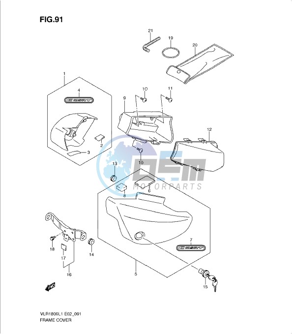 FRAME COVER (VLR1800TL1 E24)