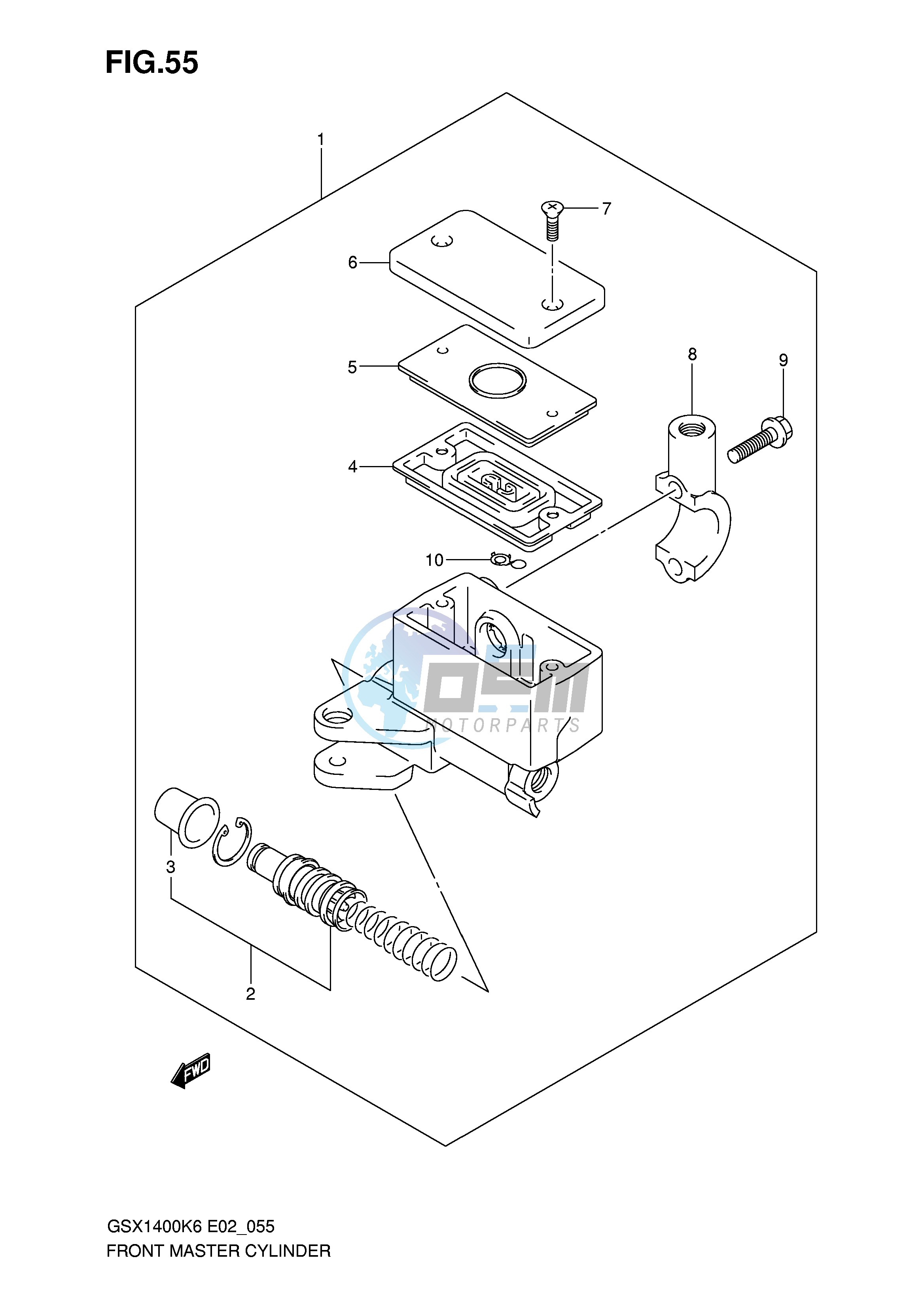 FRONT MASTER CYLINDER