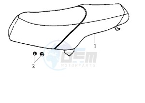 JET EURO X 50 E2 drawing BUDDYSEAT