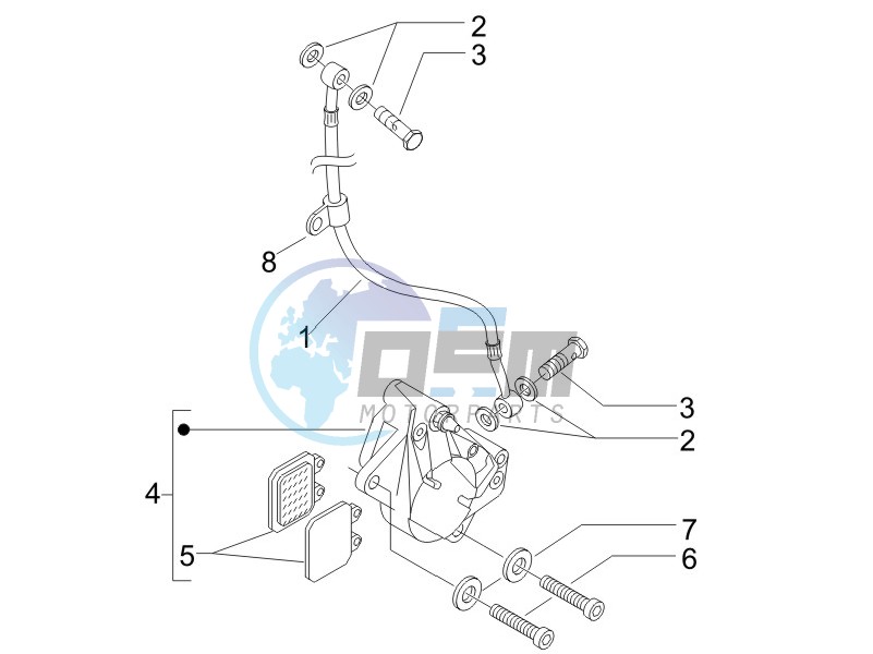 Brakes hose  - Calipers