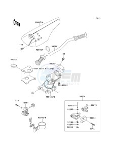 JH 750 E [SS] (E1-E2) [SS] drawing HANDLEBAR