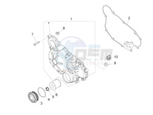 RS 125 Replica E4 ABS (EMEA) drawing Clutch cover