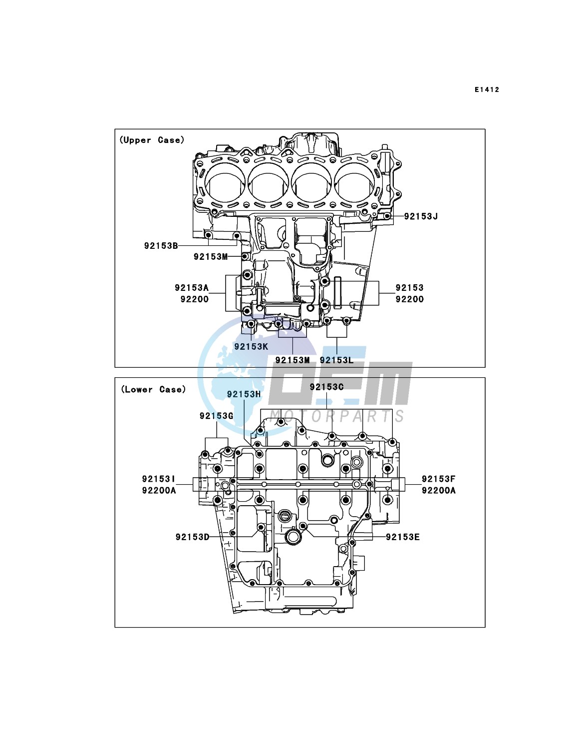 Crankcase Bolt Pattern