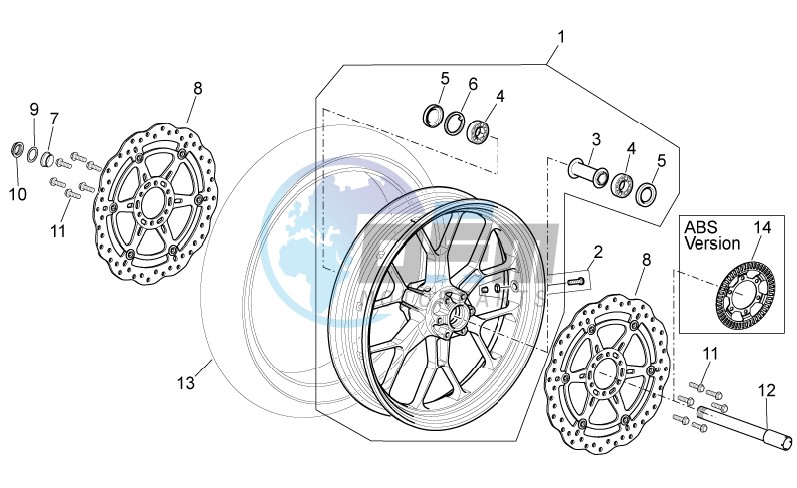 Front wheel