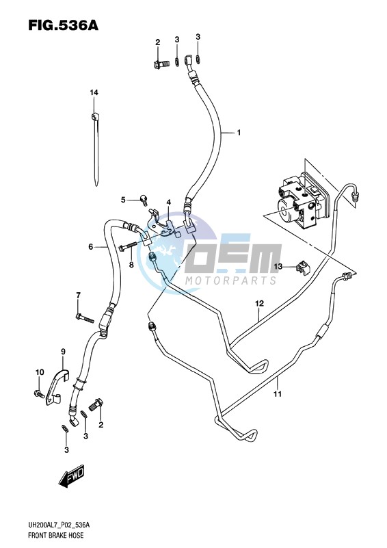 FRONT BRAKE HOSE