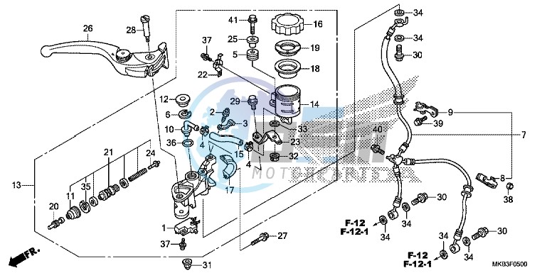 FRONT BRAKE MASTER CYLINDER (CBR1000RR/ S)