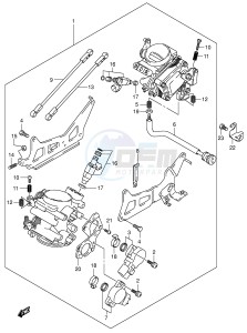 DL1000 (E2) V-Strom drawing THROTTLE BODY